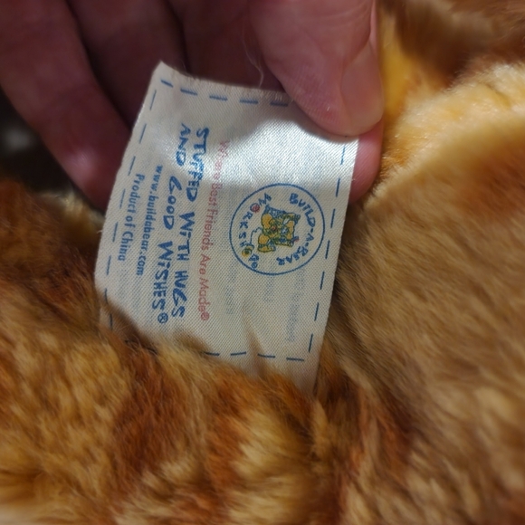 Retired Build A Bear Orange Striped Tabby Cat Kitty 19" Plush Toy Stuffed Animal - Picture 6 of 7